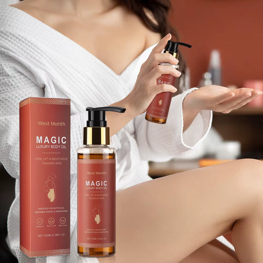 100Ml Magic Luxury Body Oil Firming Skin Deep Moisturizing Nourishing Fade Fine Line Improve Sagging Body Care Massage Oil