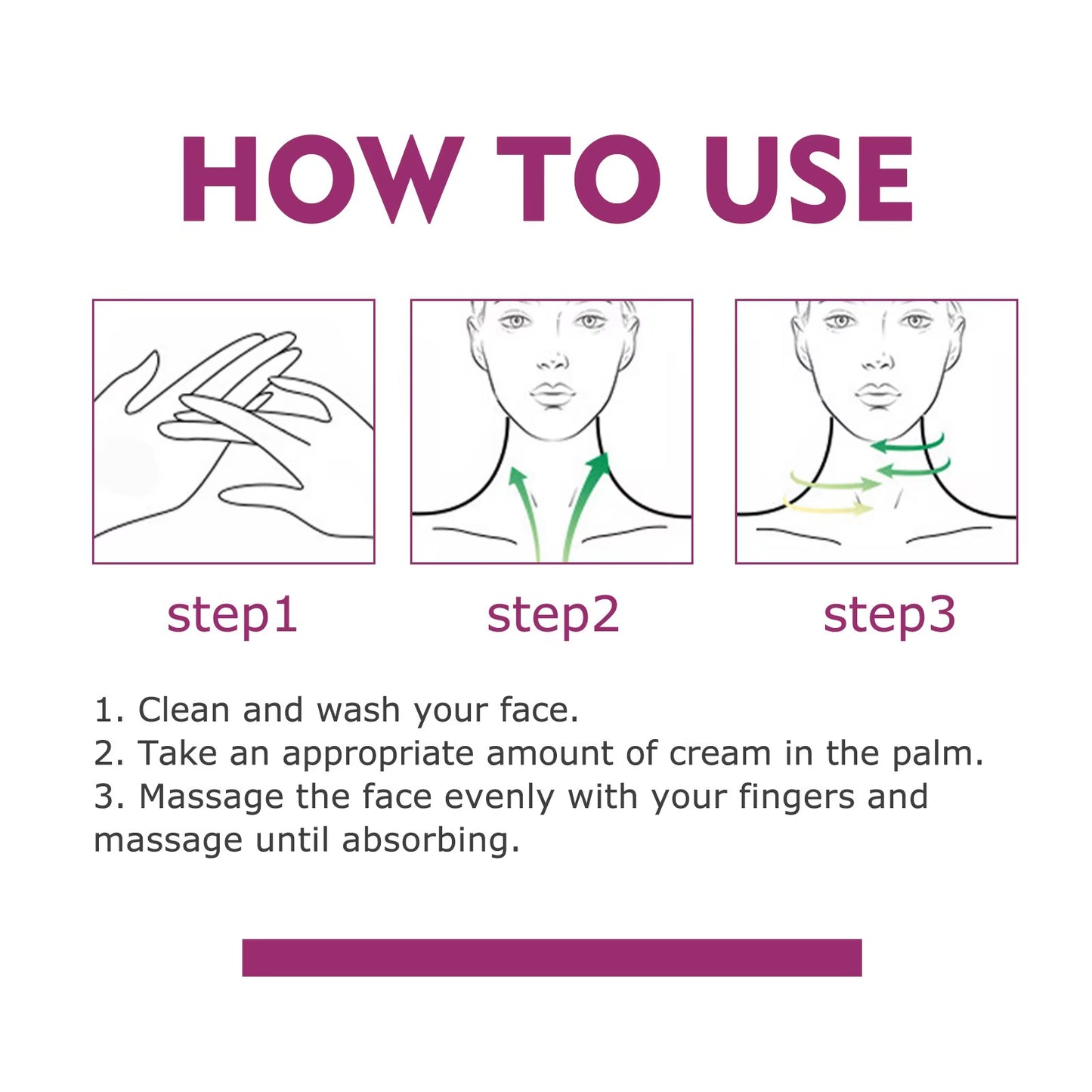 40G Hydrolyzed Collagen Neck Cream Face Lifting Firming Lightening Lines Care Lotion Moisturizer Neck Rejuvenation Cream