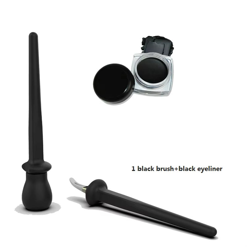 Easy No-Skip Eyeliner Tool for Long Lasting Liquid Eyeliner Silicone Eyeliner Brush Pen for Different Eye Makeup Style Tool
