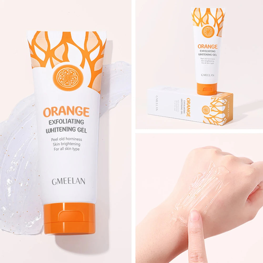 Orange Exfoliating Gel Dead Spot Remover Brighten Peeling 50G Gentle Repair Scrub Brighten Hydrating Moisturizer Skin Care