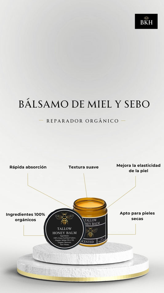 Bálsamo Orgánico de Sebo y Miel