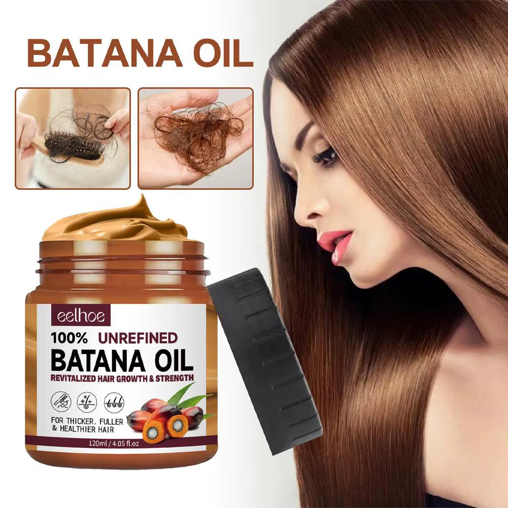 Anti-Loss Hair Oil Organic Batana Oil Natural Treatment for Scaple,Strengthen Hair Roots Fluffy Moisturizing for Hair Care Serum