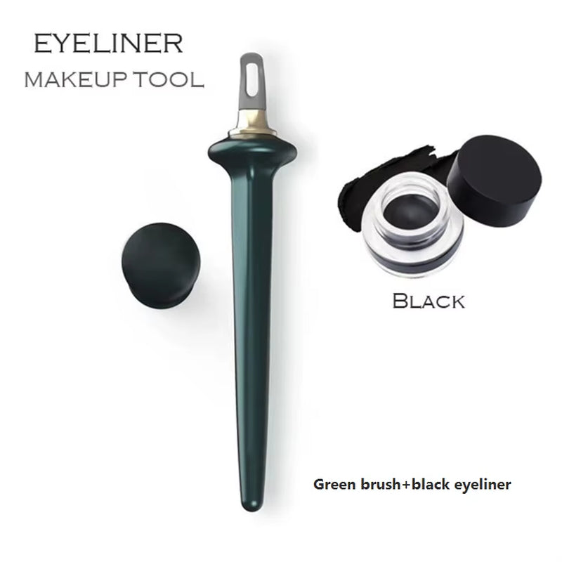 Easy No-Skip Eyeliner Tool for Long Lasting Liquid Eyeliner Silicone Eyeliner Brush Pen for Different Eye Makeup Style Tool