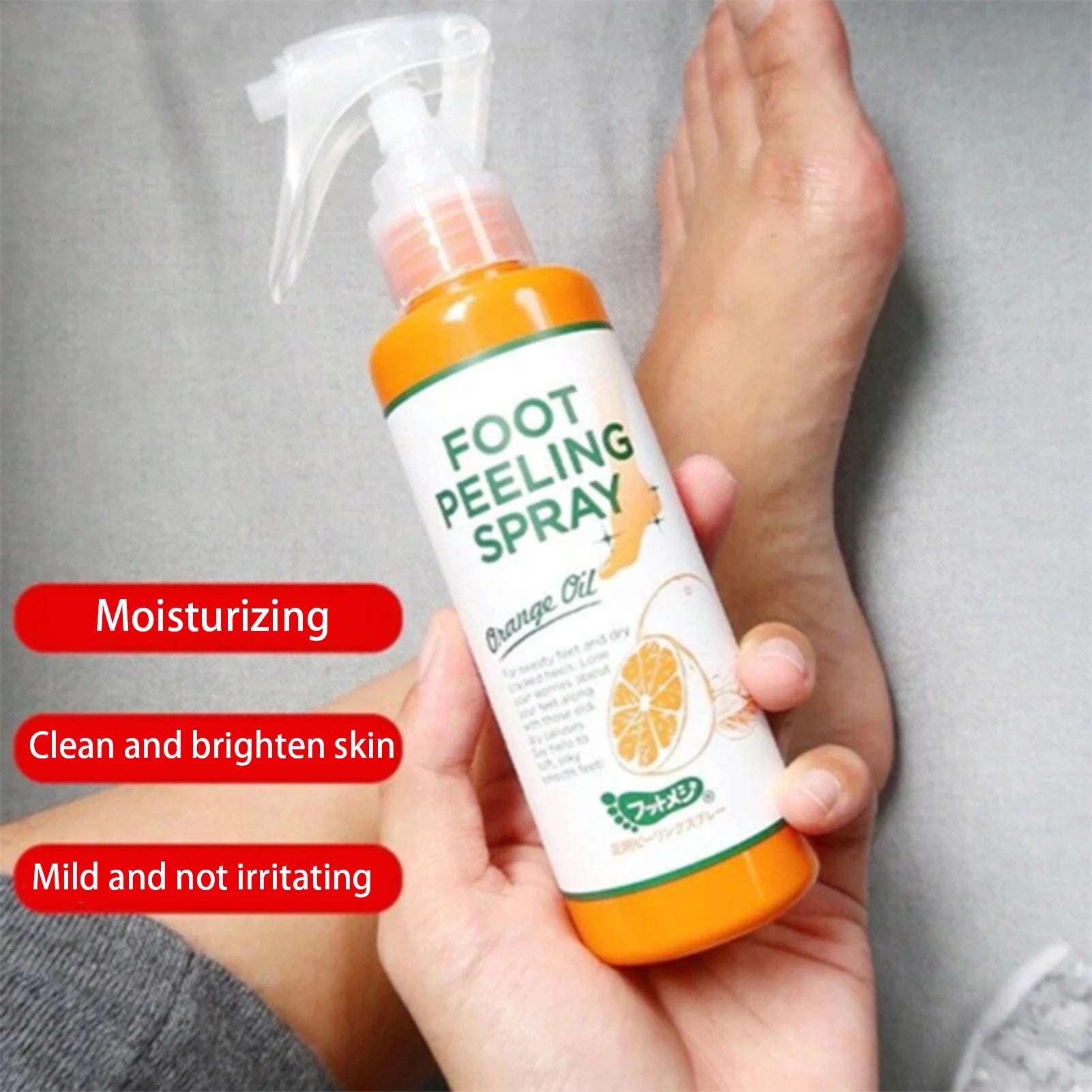 110ML Foot Peeling Spray Improve Rough Skin Available for Whole Body