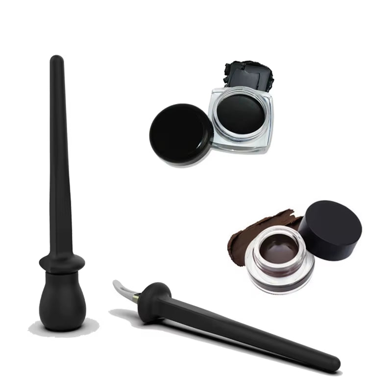 Easy No-Skip Eyeliner Tool for Long Lasting Liquid Eyeliner Silicone Eyeliner Brush Pen for Different Eye Makeup Style Tool