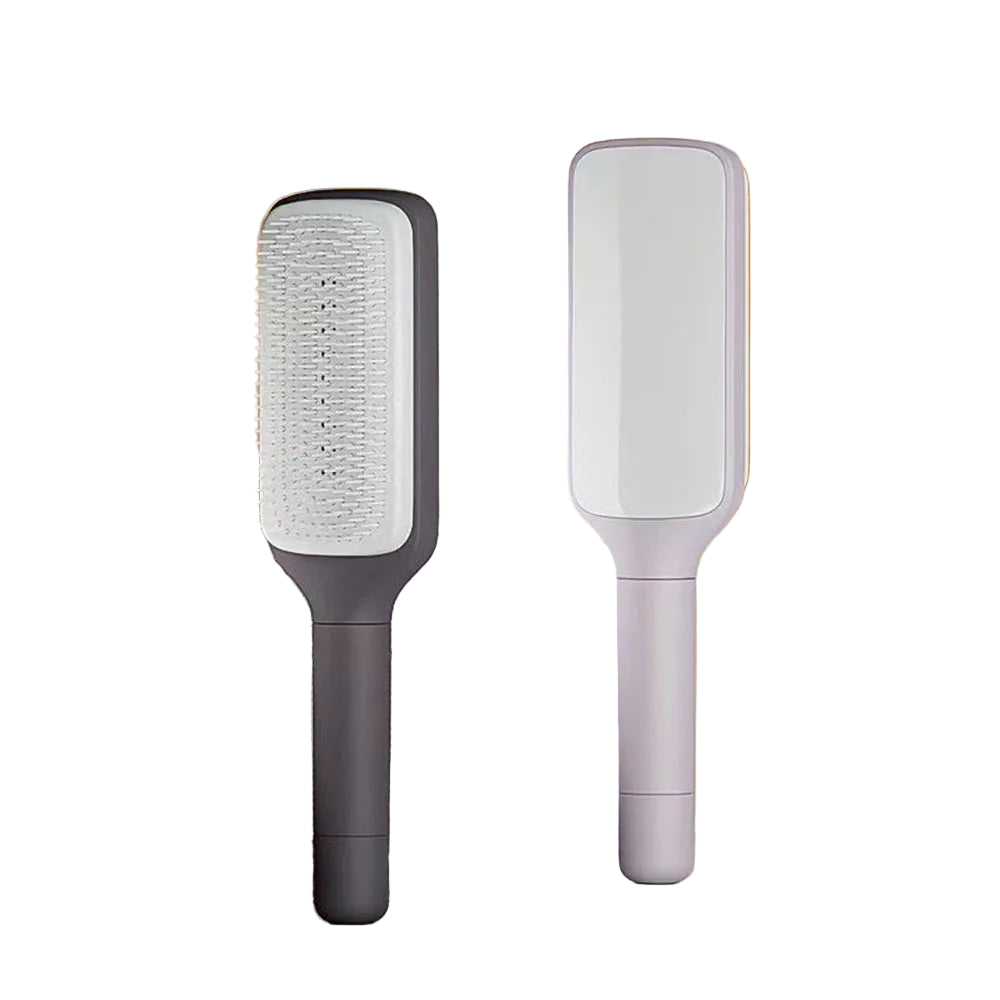 Rotatable Self Cleaning Hair Brush Massage Air Cushion Comb Magic Retractable Comb for Women Anti-Static Hair Smoothing Comb