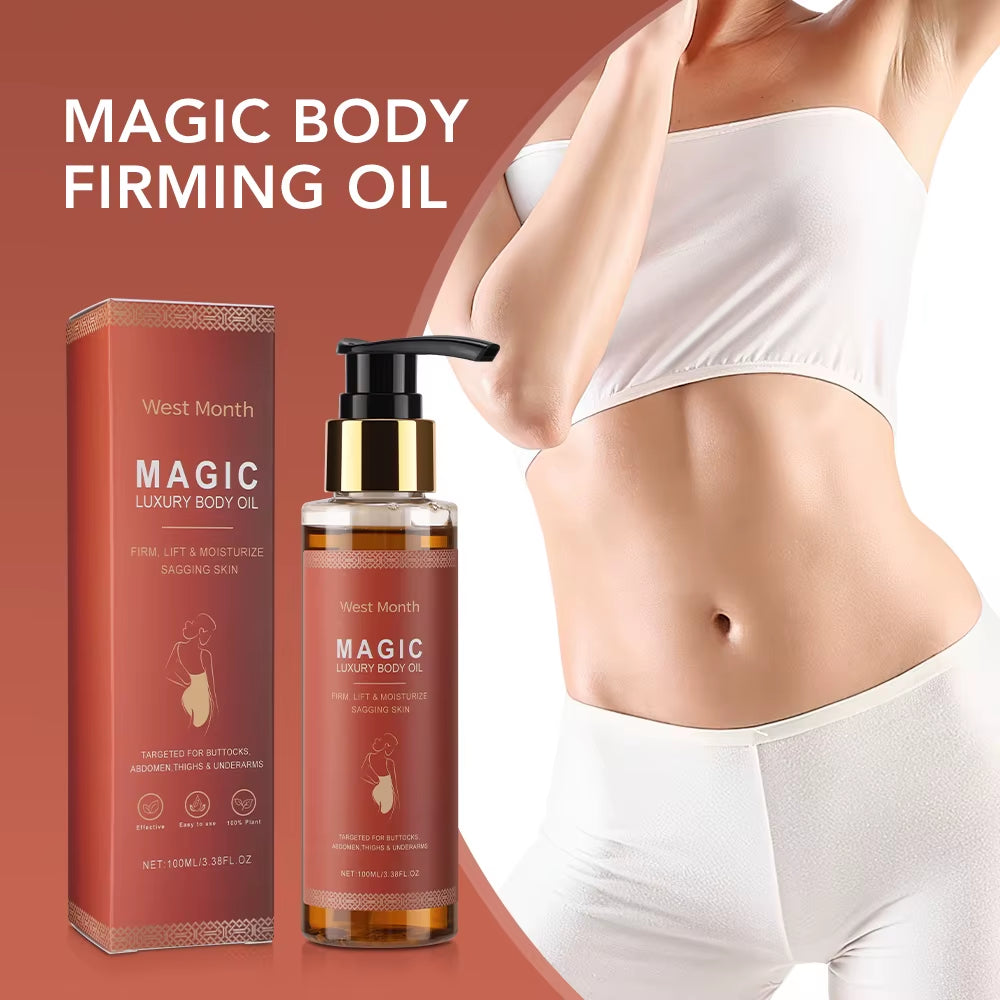 100Ml Magic Luxury Body Oil Firming Skin Deep Moisturizing Nourishing Fade Fine Line Improve Sagging Body Care Massage Oil