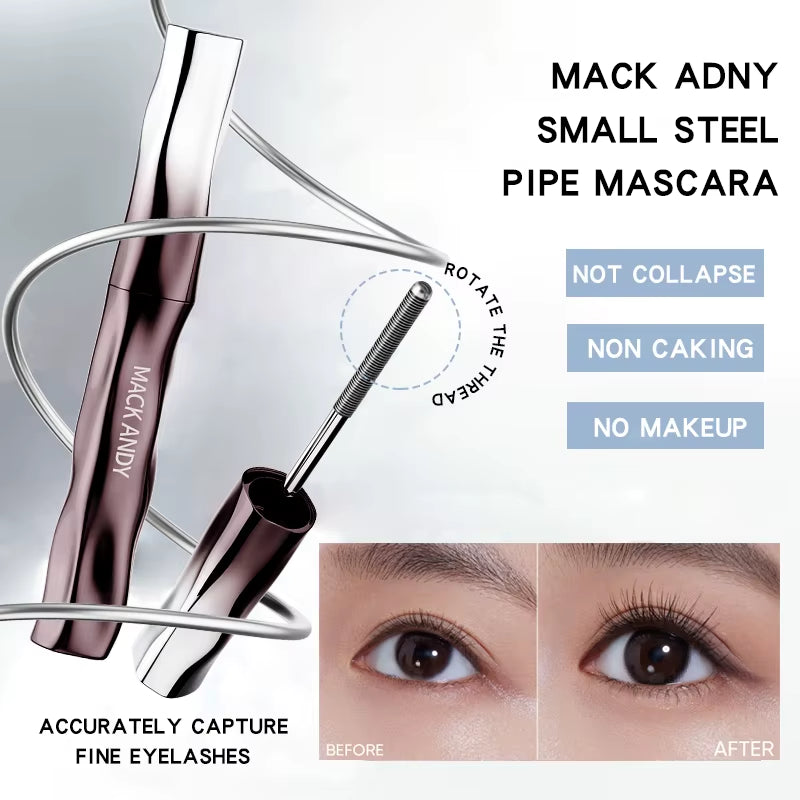 Waterproof 3D Lengthening Mascara Black Eyelash Extension Eye Lashs Brush Long-Wearing Silk Mascara Cosmetics Gift